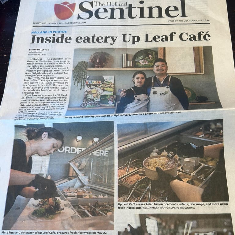 Inside Up Leaf Café